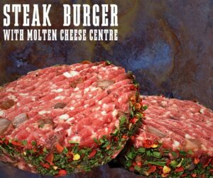 Steak and Cheese Burgers