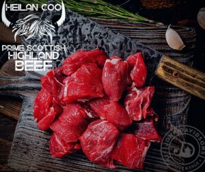 Highland Cow Diced Steak