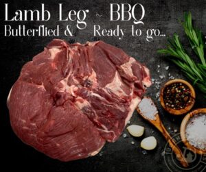 Lamb Leg Butterflied