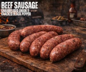 Beef Caramelised Onion and Cracked Black Pepper