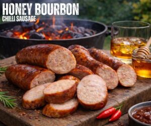 Honey Bourbon Chilli Sausage