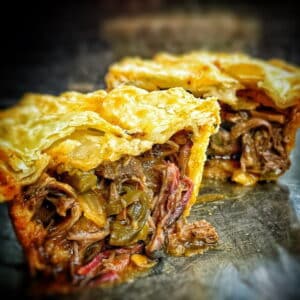 Smoked Brisket and Jalapeno Pie